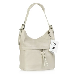 Geanta dama din piele naturala DiAmanti Modena Beige